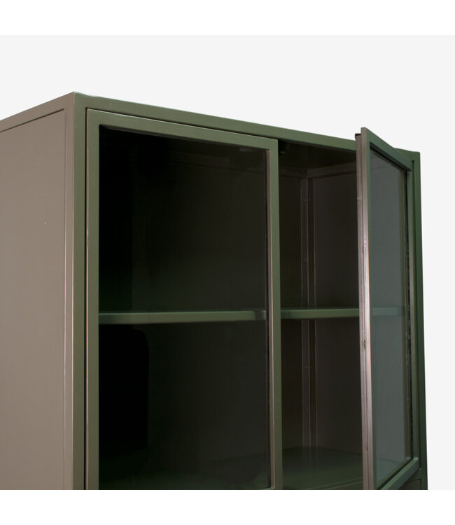 New Routz  Vitrinekast Sutton Olijf Groen