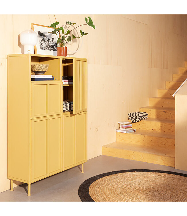 New Routz  Wandkast Ottawa hoog Mosterd