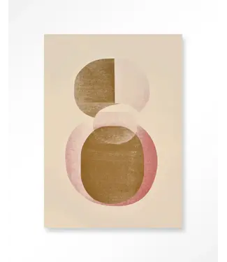 urban cotton Frame Figures 4 Art Print met acrylic 30x 40 cm