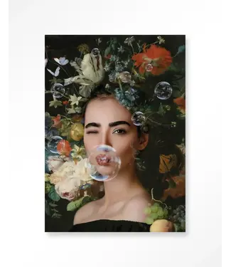 urban cotton Gifts Of Nature Glas schilderij 60x90 cm