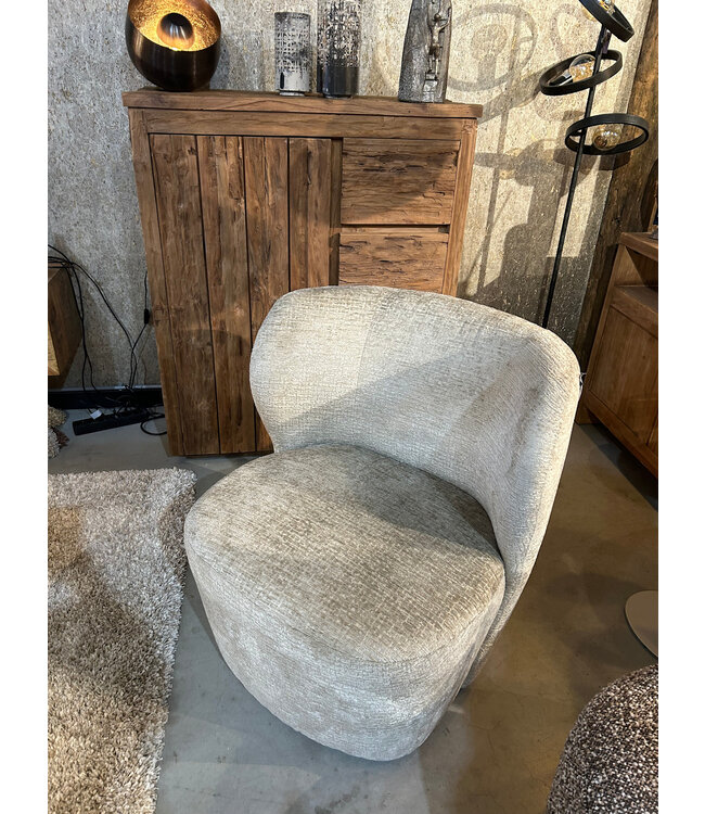 Fauteuil Rhona (kan ook draaibaar) zoals afgebeeld: in bekleding: C-Fusion 109