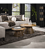 Rispens Salontafel set/2 tweak conisch / massief mango zandkleur