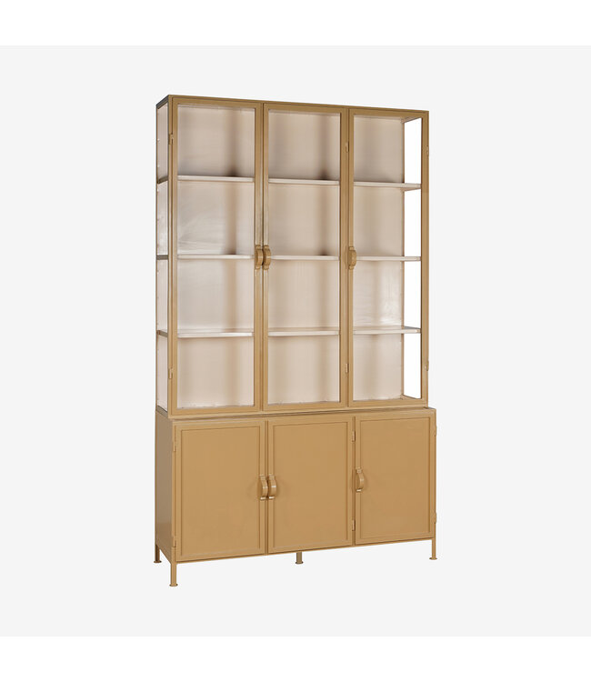 New Routz  Vitrinekast Detroit Mosterd/Zand