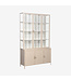 New Routz  Vitrinekast Detroit Zand 6 deurs