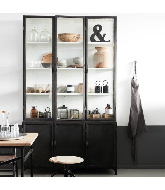 New Routz  Vitrinekast Detroit Olijf Groen