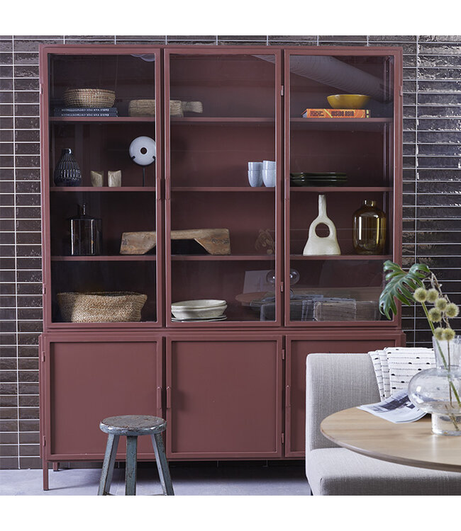 New Routz  Vitrinekast Garland 6-deurs Terra