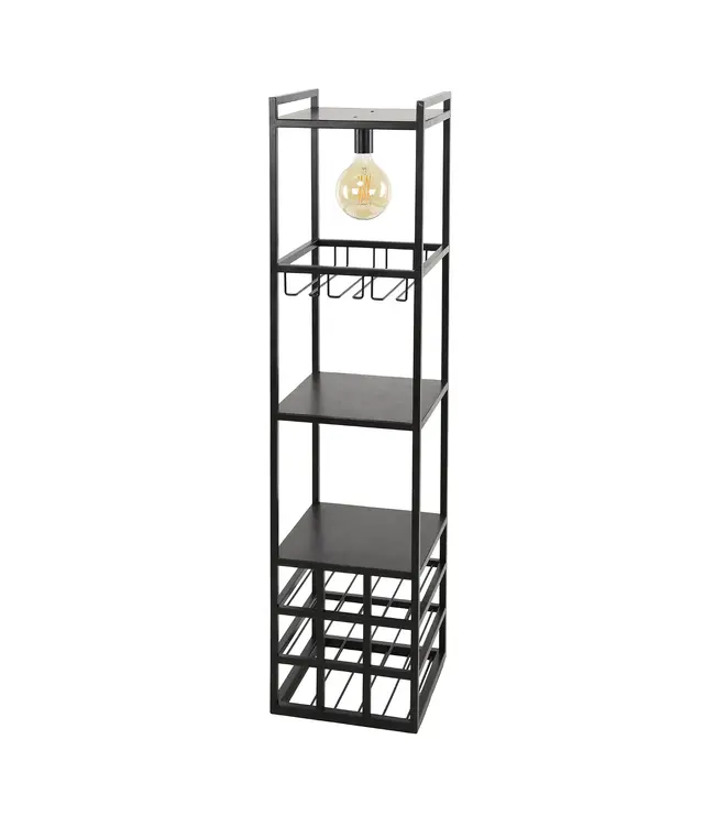 Rispens Wijnrek met Lamp Decorate