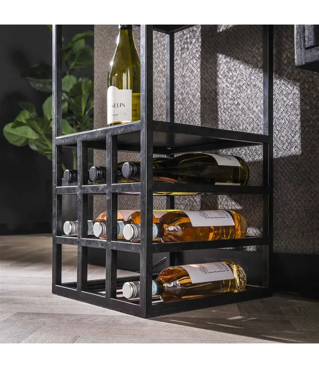 Rispens Wijnrek met Lamp Decorate