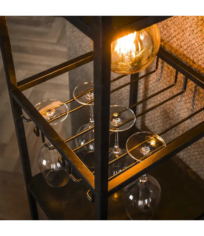 Rispens Wijnrek met Lamp Decorate