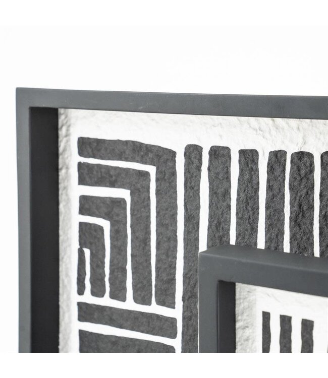 By-Boo Wanddecoratie Triq set van 2