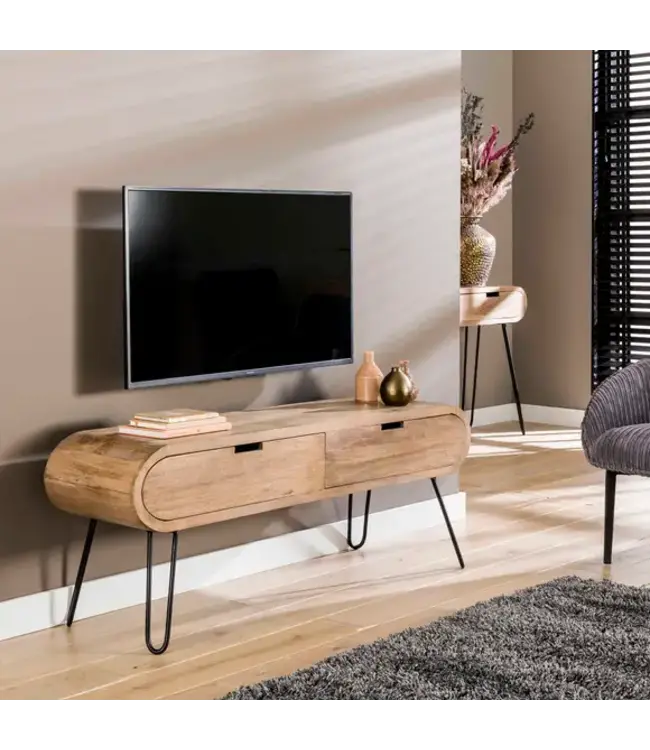 Rispens TV-meubel Barrel 2 Laden 135 cm