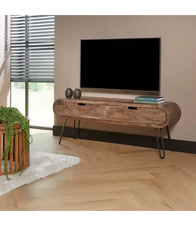 Rispens TV-meubel Barrel 2 Laden 135 cm