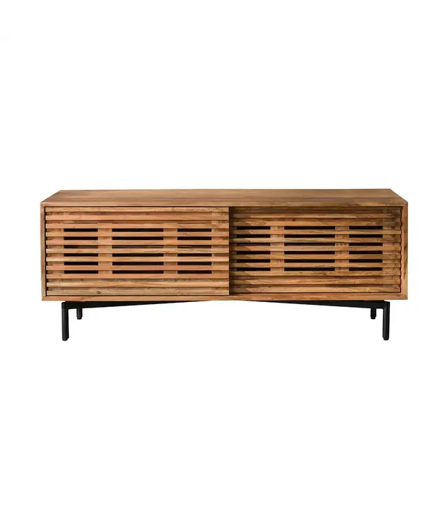 Rispens TV-meubel Slide 2 deuren Massief acacia naturel