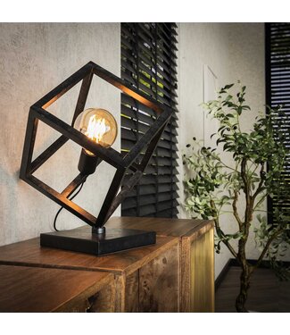 Rispens Tafellamp Kubus  Charcoal