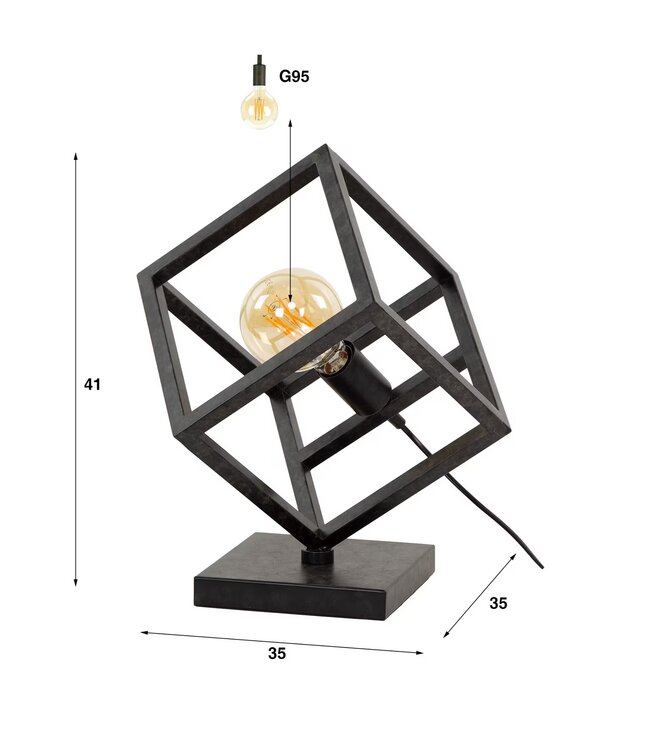 Rispens Kubus  Charcoal
