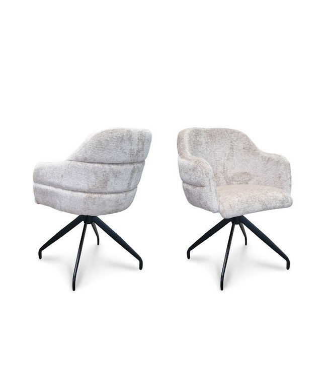 Rispens Eetkamerstoel 435 Bergen 504 poot Magnum