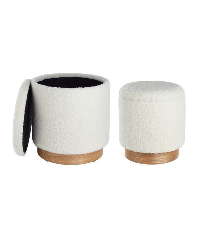 Eglo Living Set van 2 teddypoefjes Mashike