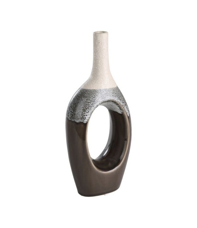 Eglo Living Vaas Keramiek H400 beige/zwart Iwate