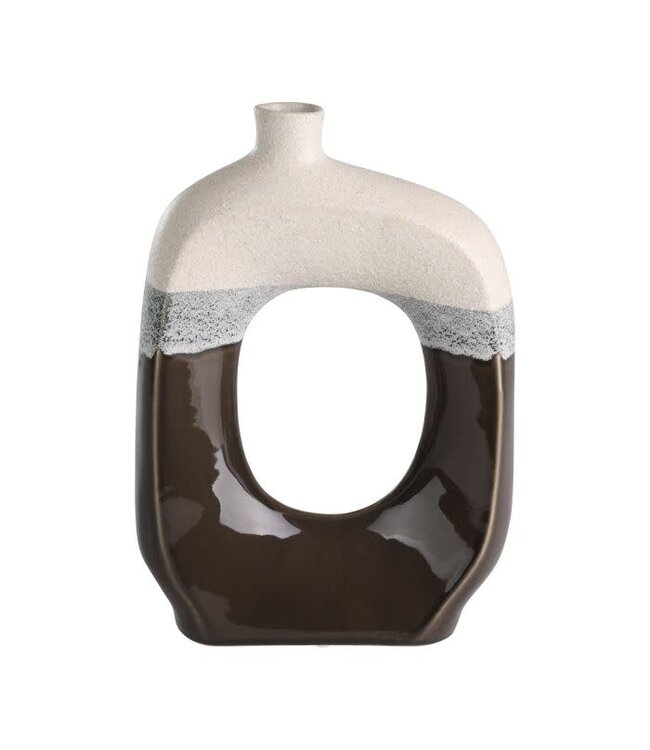 Eglo Living Vaas Keramiek H-400 beige/zwart Iwate