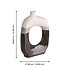 Eglo Living Vaas Keramiek H-400 beige/zwart Iwate