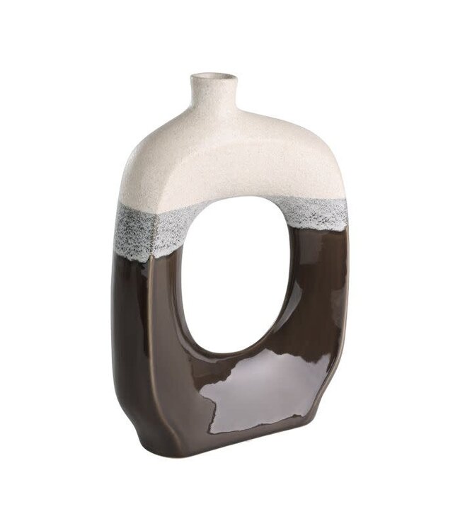 Eglo Living Vaas Keramiek H-400 beige/zwart Iwate