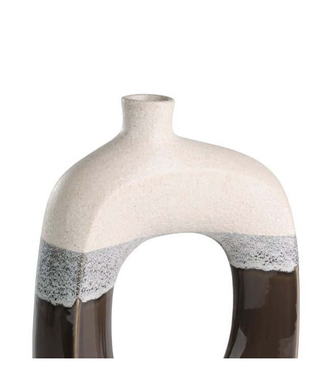 Eglo Living Vaas Keramiek H-400 beige/zwart Iwate