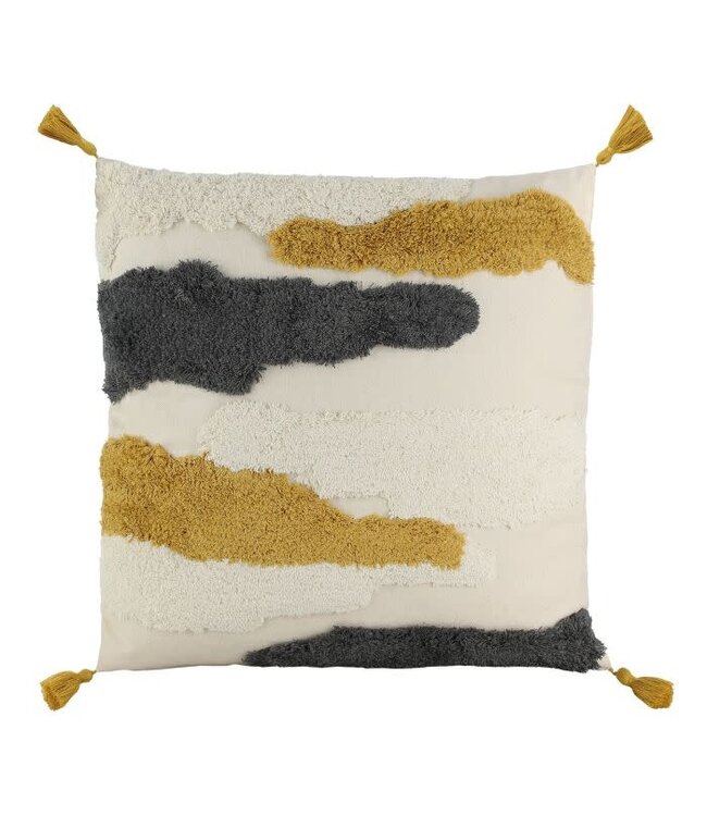 Eglo Living Chevery Creme/okergeel/grijs 45x45 cm