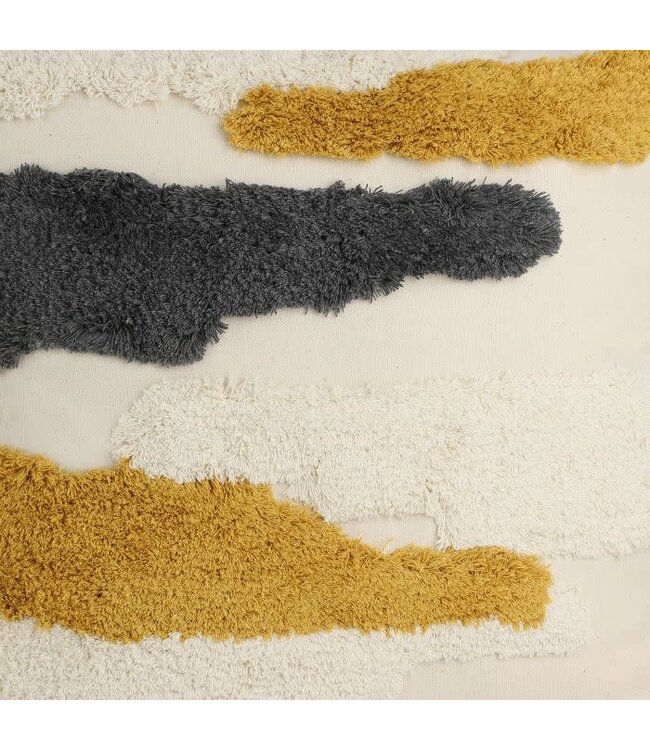 Eglo Living Chevery Creme/okergeel/grijs 45x45 cm