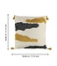 Eglo Living Kussen Creme/okregeel/grijs Chevery 45x45 cm
