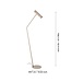 Eglo Living Vloerlamp Caminia Zand