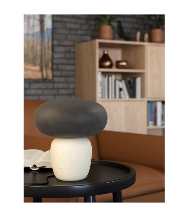 Eglo Tafellamp Cahuama wit/zwart Keramiek