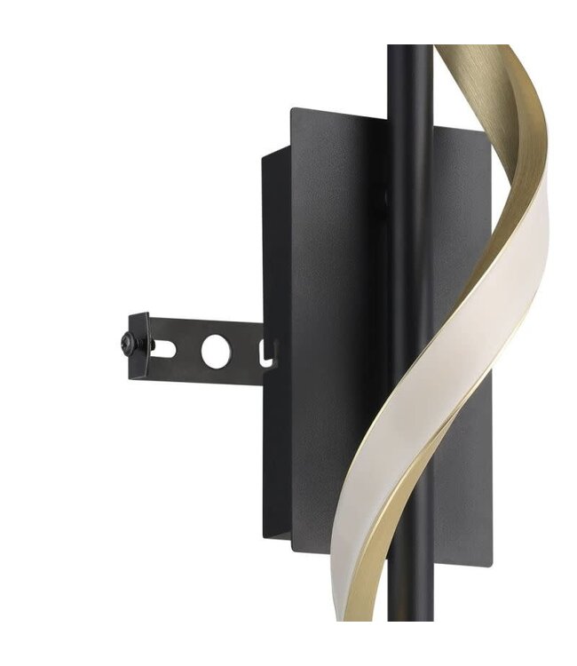 Eglo Wandlamp Conaprato Staal Brushed Messing Dimbaar