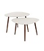 Rispens Salontafel set 2 stuks driehoekig Stone