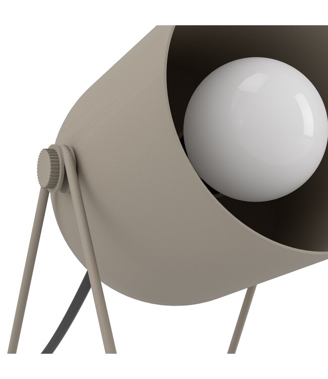 Eglo Tafellamp Tilston Zand – Industrieel design met kantelbare kap – Eglo