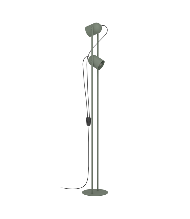 Eglo Vloerlamp Tilston Groen – Industrieel design met kantelbare kap – Eglo