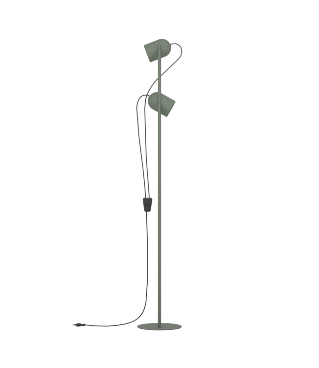 Eglo Vloerlamp Tilston Groen – Industrieel design met kantelbare kap – Eglo