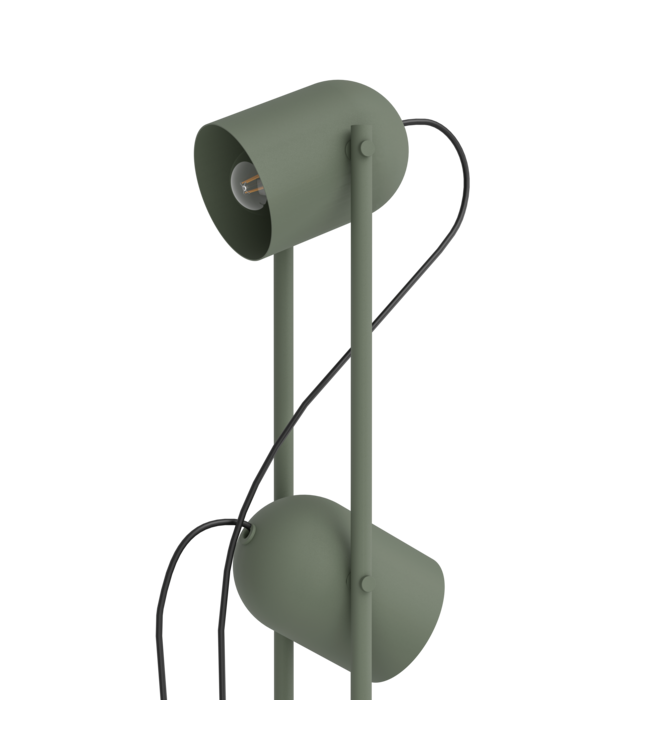 Eglo Vloerlamp Tilston Groen – Industrieel design met kantelbare kap – Eglo