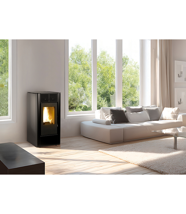 Ferlux Ferlux Pelletkachel Flora 8 kW – Stil, krachtig en geschikt voor ruimtes tot 120 m³