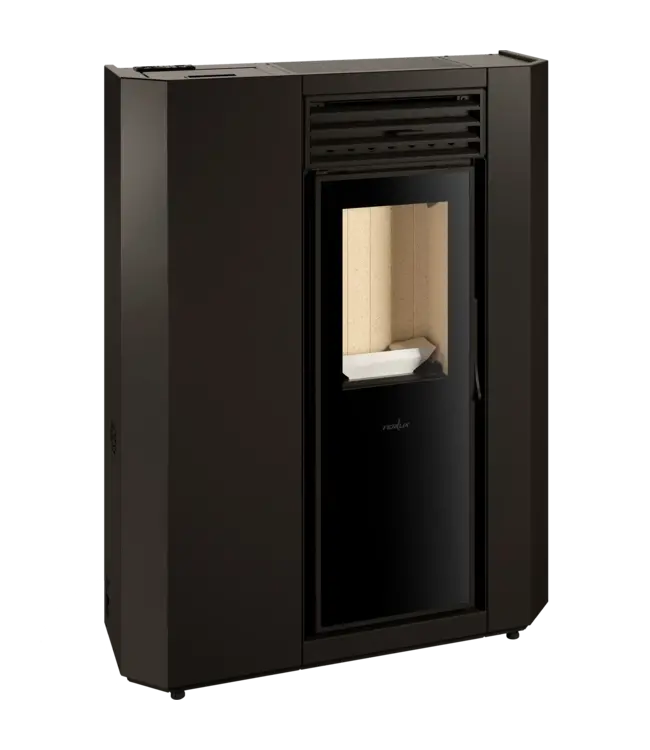 Ferlux Ferlux Pelletkachel Maia 8 kW Zwart – Efficiënte en stille verwarming in modern design