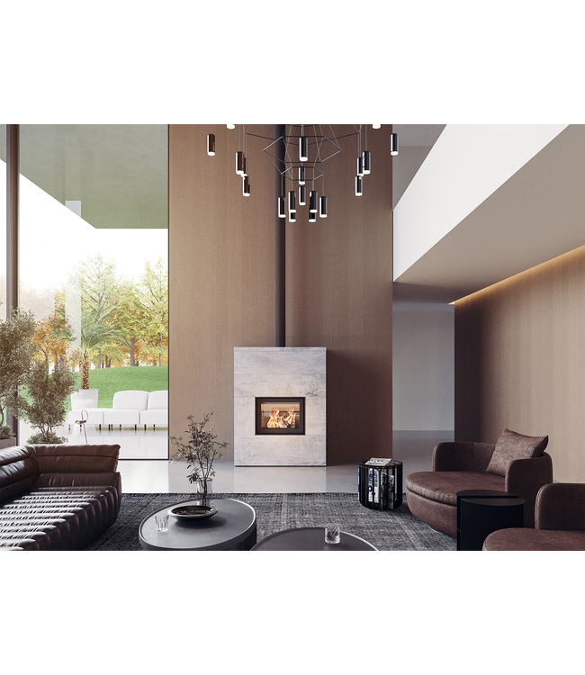 Altech Altech Max Massiv W Antraciet Speksteen Nature – Massieve speksteenkachel met maximale warmteopslag