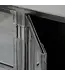Rispens Dressoir Rift Metal – 4 glazen deuren – Industrieel metalen dressoir met modern design