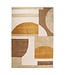 By-Boo Vloerkleed Kazi Mustard – 190 x 290 cm – Warm mosterdgeel kleed met moderne uitstraling