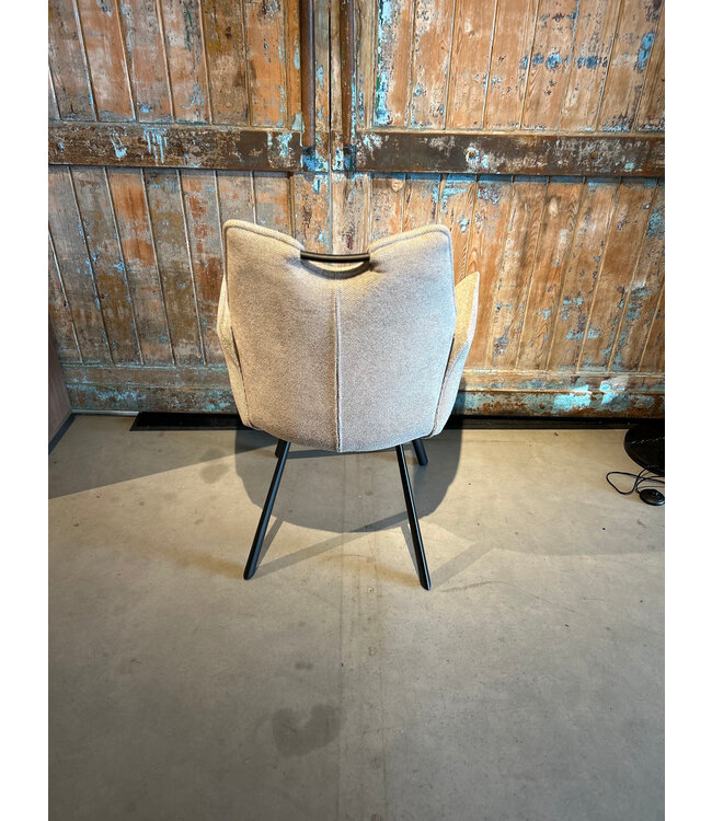 Rispens Eetkamerstoel Mabel met arm – Bekleding Enter 10 – Comfort & keuzevrijheid