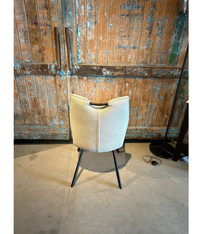 Rispens Eetkamerstoel Abel zonder arm – Bekleding Enter 84 – Tijdloos & ruimtebesparend