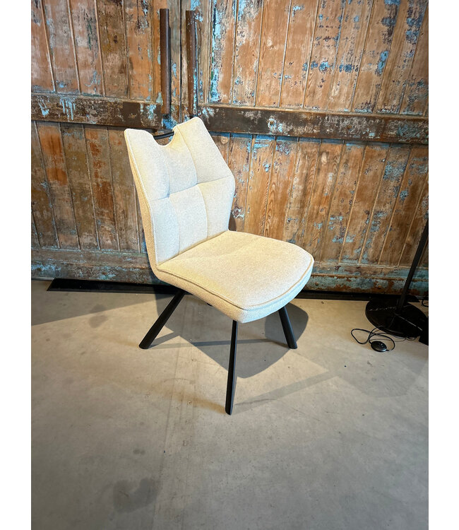 Rispens Eetkamerstoel Abel zonder arm – Bekleding Enter 84 – Tijdloos & ruimtebesparend