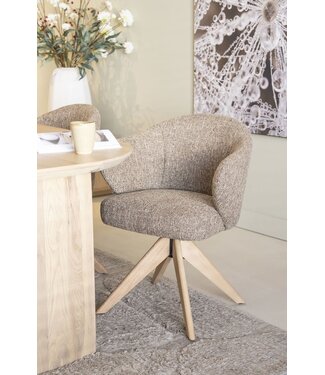 Eleonora Stoel Connor Naturel-Bruin Donna