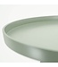 By-Boo Bijzettafel Bean Green – By-Boo – Gecoat metaal – 35,5x48 cm – Organische vorm