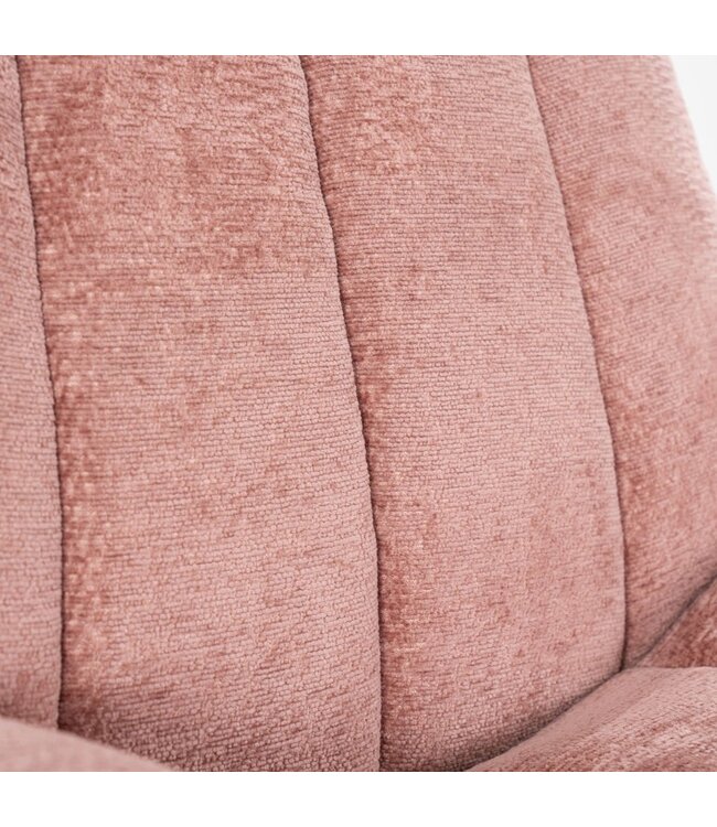 By-Boo Fauteuil Derby Old Pink – By-Boo – Draaibaar 360° – 72x75x80 cm – Comfort & stijl