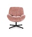 By-Boo Fauteuil Derby Old Pink – By-Boo – Draaibaar 360° – 72x75x80 cm – Comfort & stijl