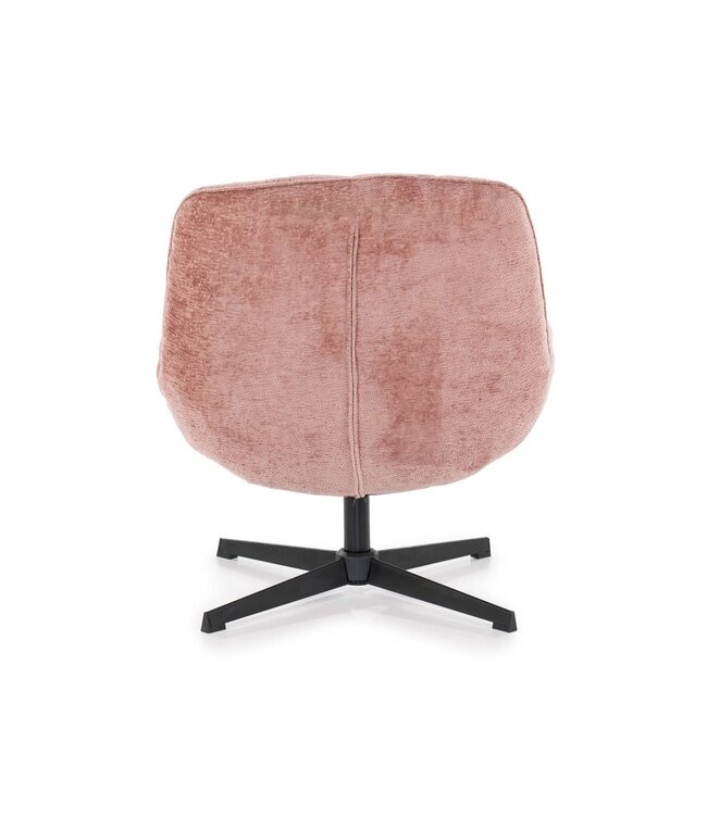 By-Boo Fauteuil Derby Old Pink – By-Boo – Draaibaar 360° – 72x75x80 cm – Comfort & stijl